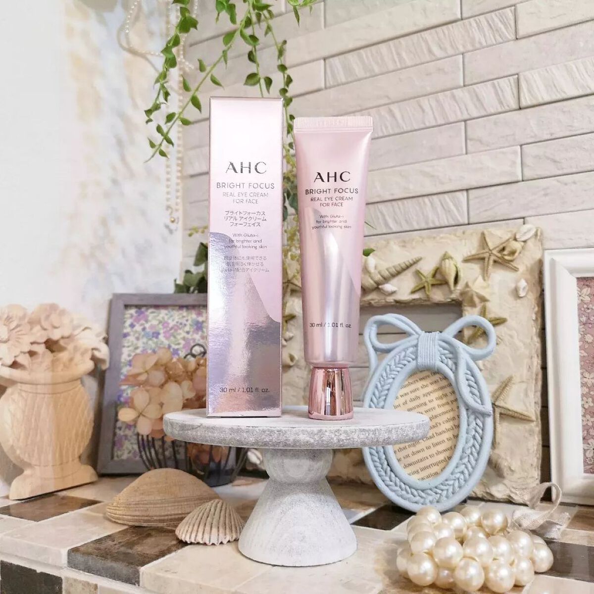 ブライト フォーカス リアル アイクリーム フォーフェイス/AHC/アイケア・アイクリームを使ったクチコミ(2枚目)