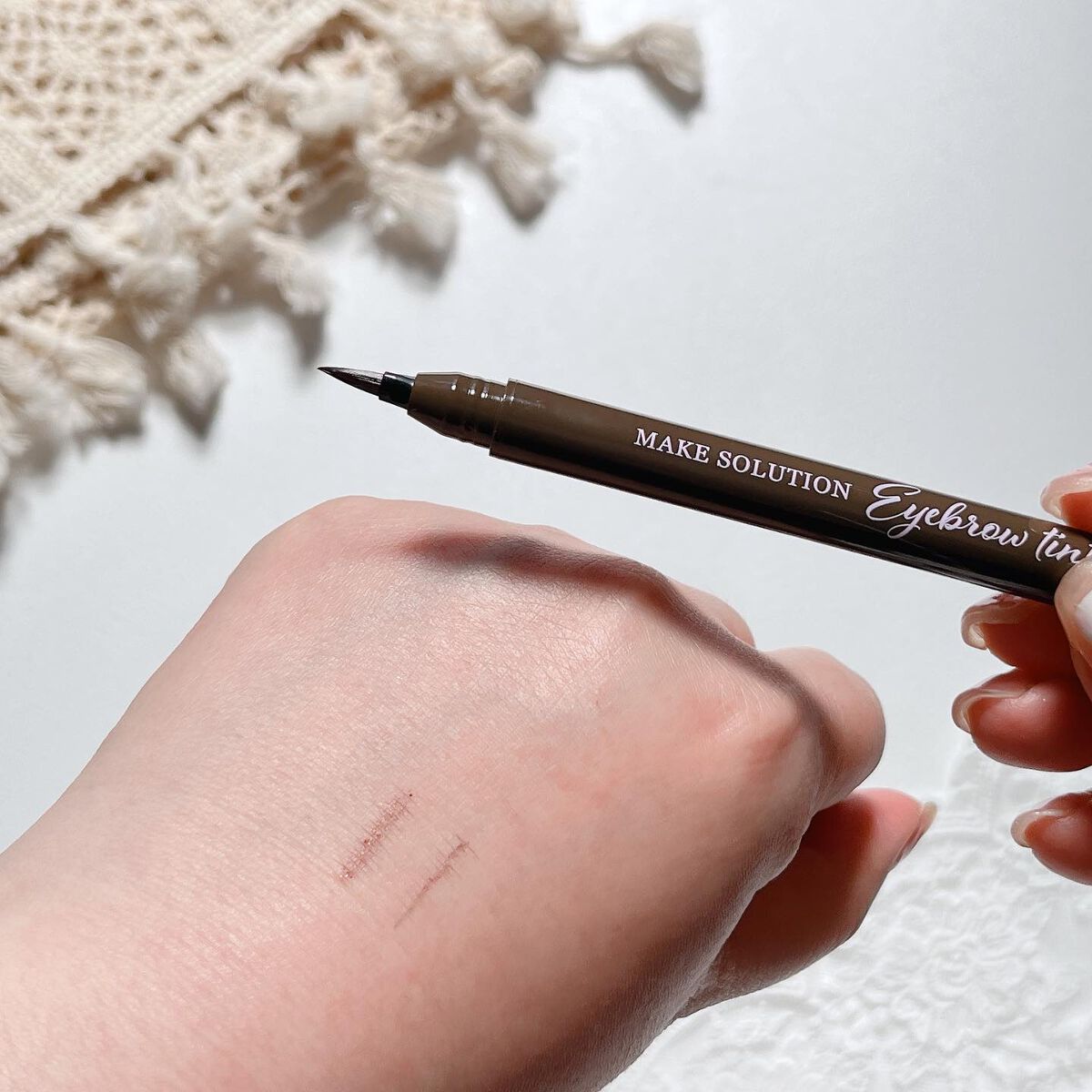 メークソリューション アイブロウティント/メークソリューション/眉ティントを使ったクチコミ(5枚目)