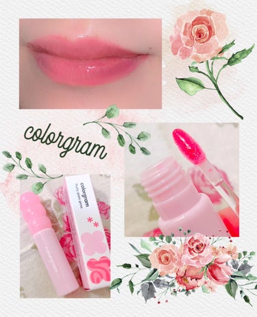 美咲🐰ྀི🎀 on LIPS 「*⋆꒰🩷colorgram🩷꒱⋆*💄タンフルグラスティント03..」（1枚目）