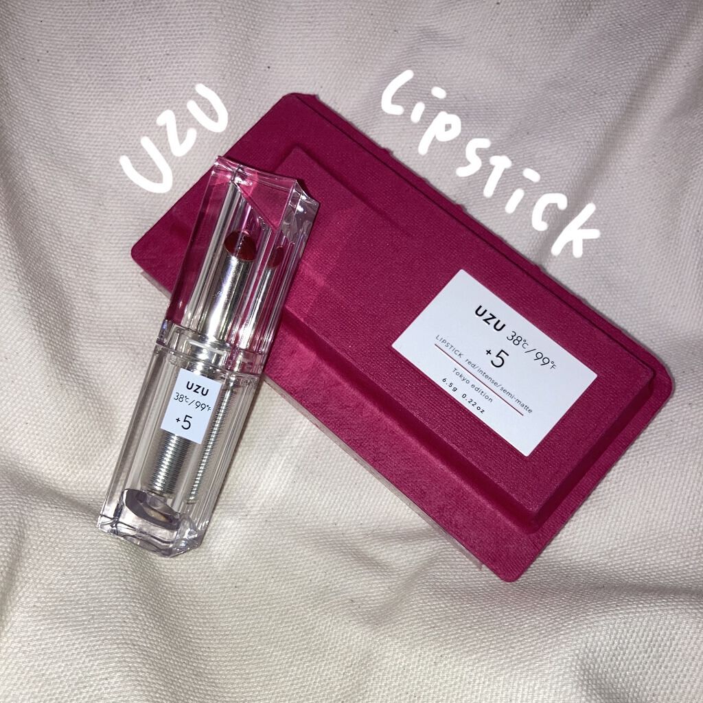  38°C / 99°F Lipstick <TOKYO>/UZU BY FLOWFUSHI/口紅を使ったクチコミ（1枚目）