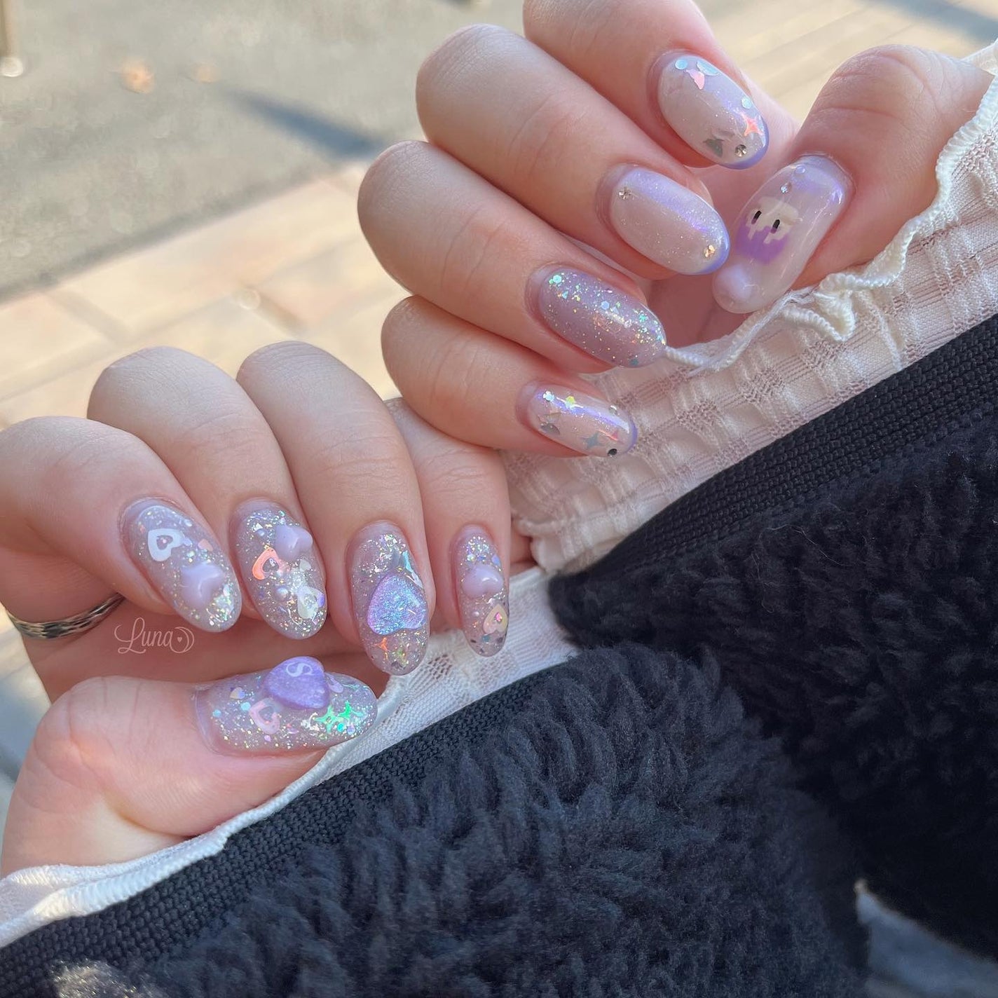 Iuna. Mizuki on LIPS 「.スペシャルプラン💜#nail#nailstagram#gel..」(1枚目)