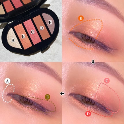 アイシャドウ 5カラーズ/BYREDO/アイシャドウパレットを使ったクチコミ(4枚目)