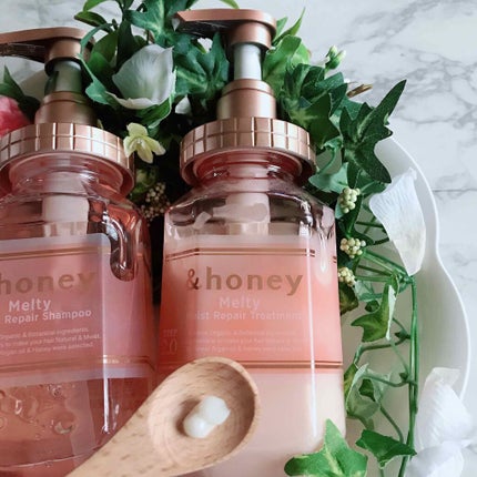 &honey Melty モイストリペア シャンプー1.0/モイストリペア ヘアトリートメント2.0/&honey/市販シャンプーを使ったクチコミ(3枚目)