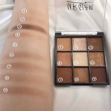 UR GLAM BLOOMING EYE COLOR PALETTE/U R GLAM/アイシャドウパレットを使ったクチコミ(3枚目)