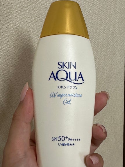 スキンアクア スーパーモイスチャージェル 110g【旧】/スキンアクア/日焼け止めジェルを使ったクチコミ(1枚目)