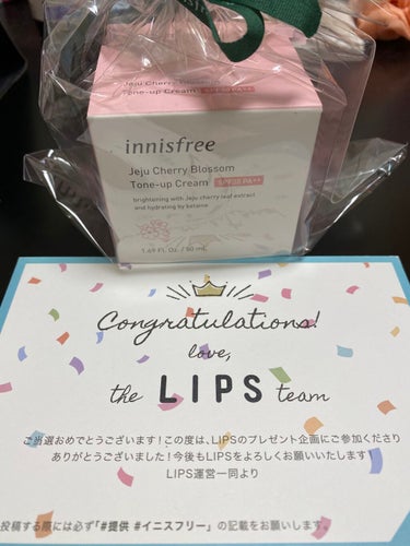 チェリーブロッサム トーンアップ クリーム UV/innisfree/フェイスクリームを使ったクチコミ（1枚目）