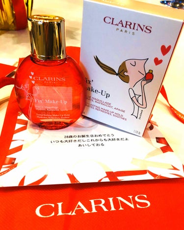 フィックス メイクアップ/CLARINS/ミスト状化粧水を使ったクチコミ（1枚目）