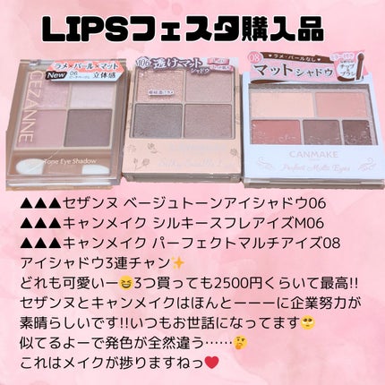 パーフェクトマルチアイズ/キャンメイク/アイシャドウパレットを使ったクチコミ(4枚目)