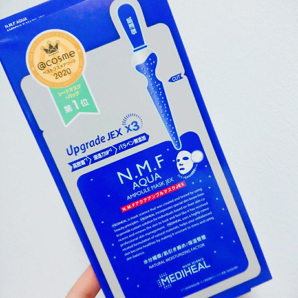 N.M.FアクアアンプルマスクJEX/MEDIHEAL/シートマスク・パックを使ったクチコミ（1枚目）