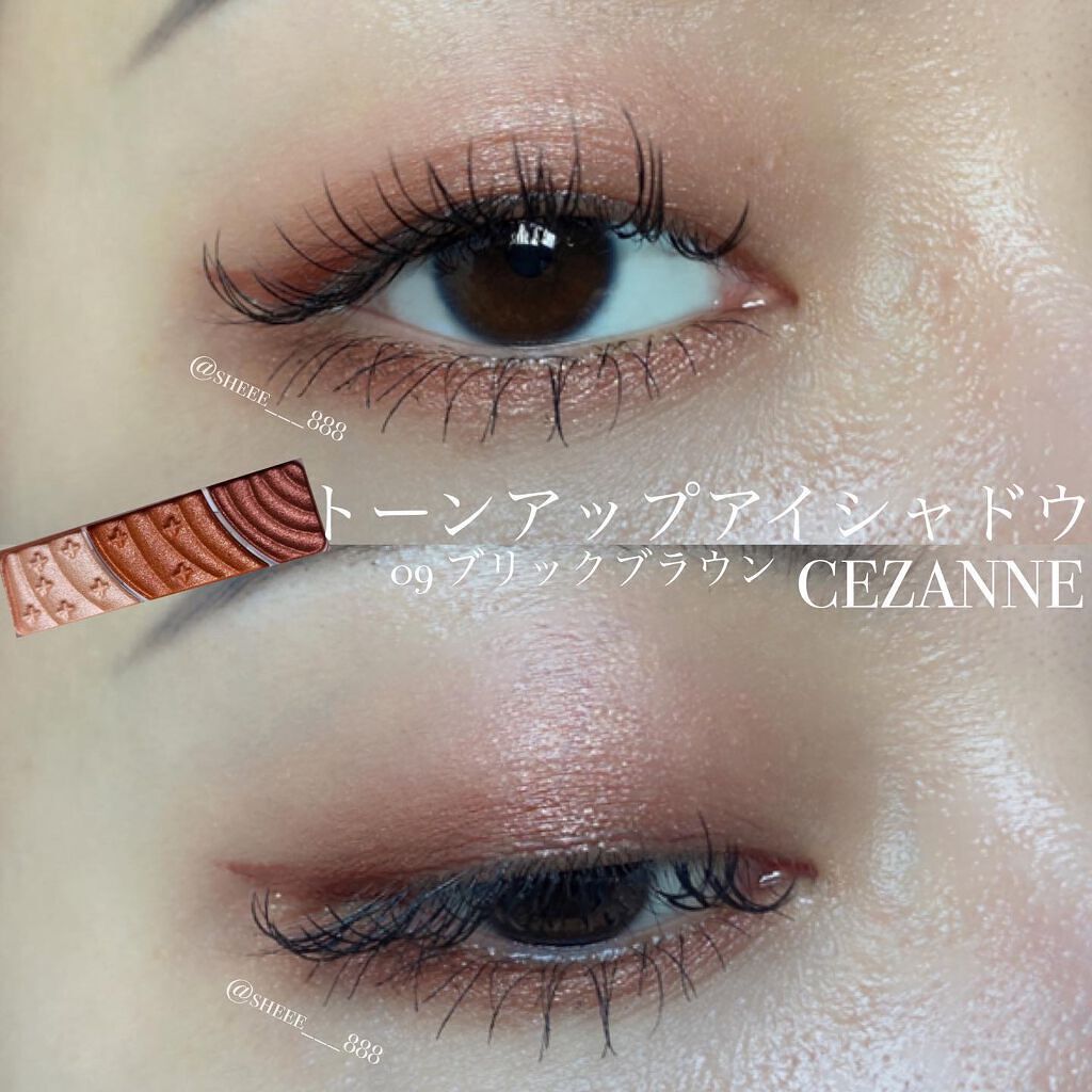 トーンアップアイシャドウ/CEZANNE/アイシャドウパレットを使ったクチコミ(1枚目)