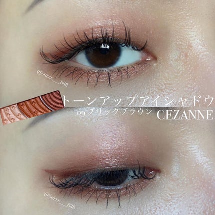 トーンアップアイシャドウ/CEZANNE/アイシャドウパレットを使ったクチコミ(1枚目)