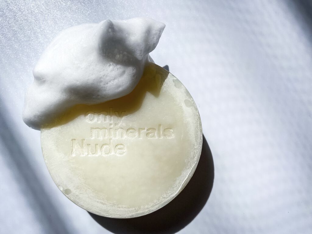 Nude ポアクレイソープ/ONLY MINERALS/洗顔石鹸を使ったクチコミ（3枚目）