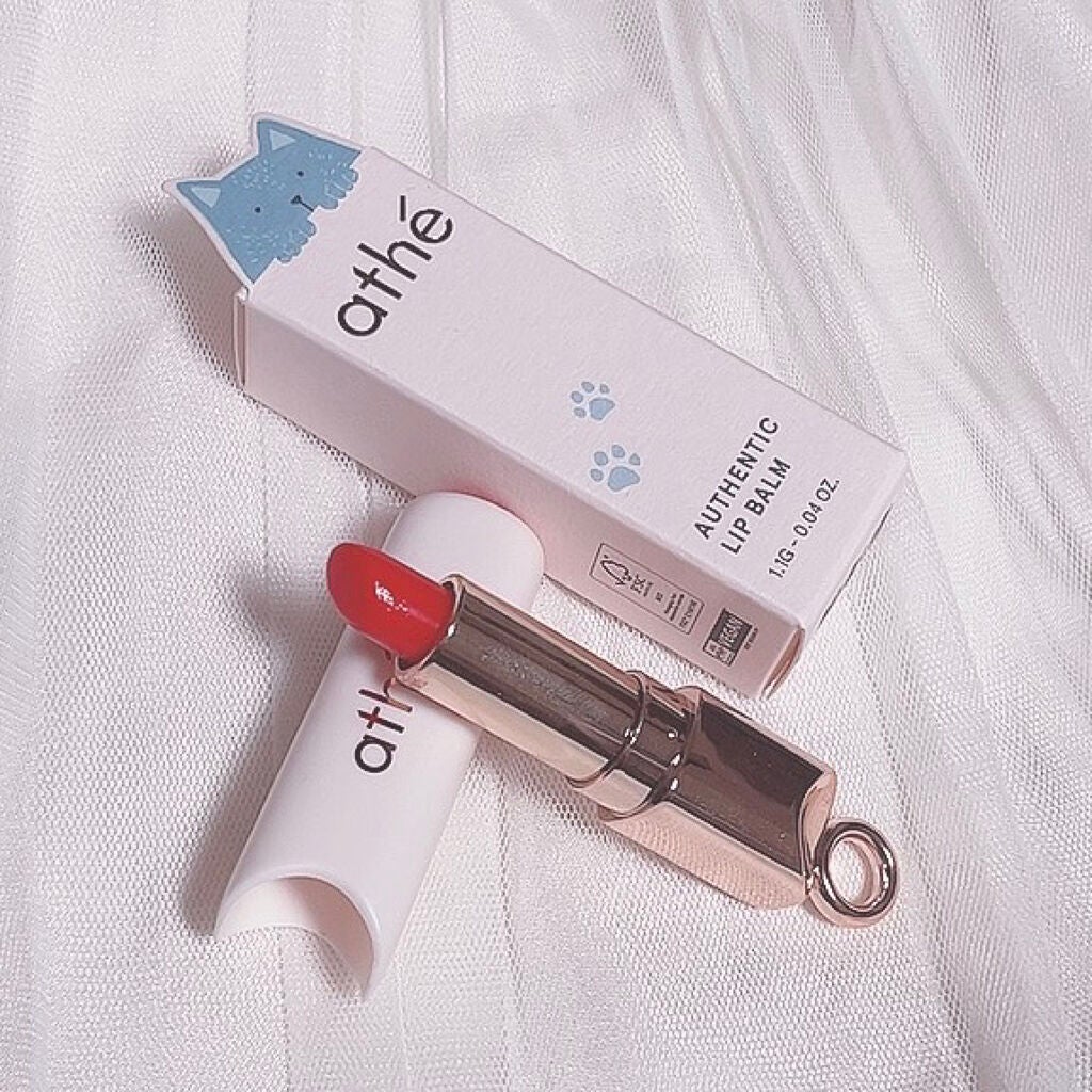 オーセンティック リップ バーム/athé/口紅を使ったクチコミ(5枚目)