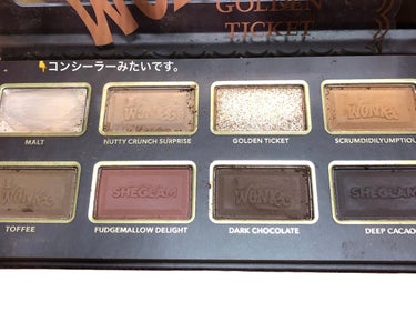 WONKA BAR EYESHADOW PALETTE/SHEGLAM/アイシャドウパレットを使ったクチコミ（2枚目）