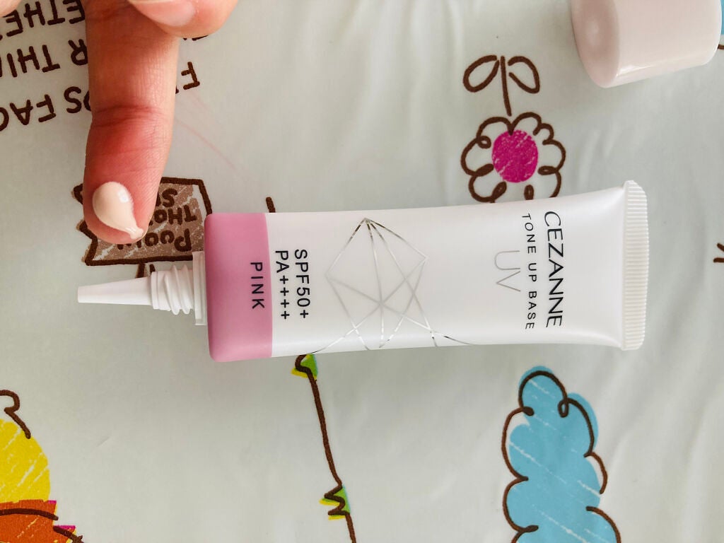 UVトーンアップベース/CEZANNE/化粧下地を使ったクチコミ(5枚目)