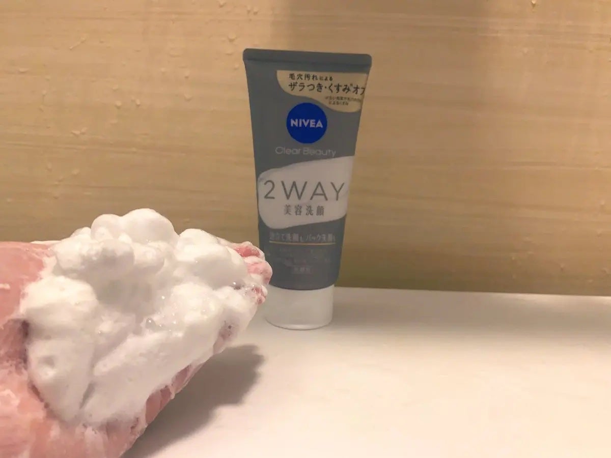 ニベア2WAY美容洗顔/ニベア/洗顔フォームを使ったクチコミ(3枚目)