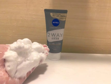 ニベア2WAY美容洗顔/ニベア/洗顔フォームを使ったクチコミ(3枚目)
