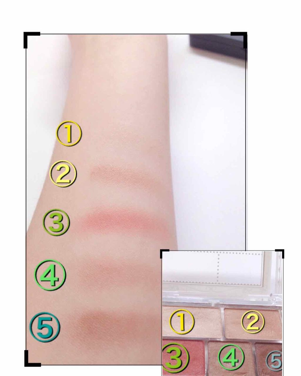 パーフェクトマルチアイズ/キャンメイク/アイシャドウパレットを使ったクチコミ(2枚目)