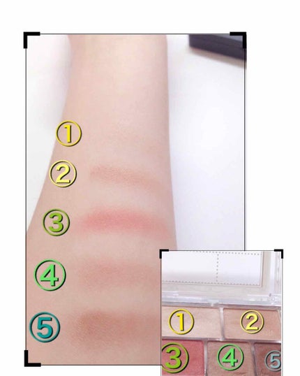 パーフェクトマルチアイズ/キャンメイク/アイシャドウパレットを使ったクチコミ(2枚目)