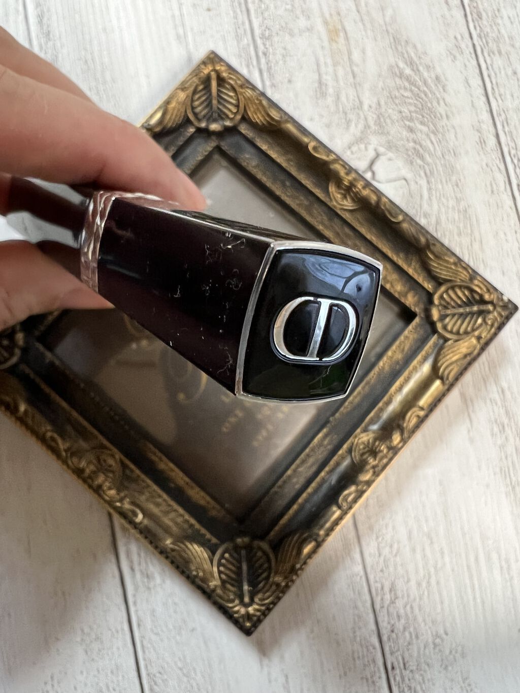 ルージュ ディオール リキッド 162 ミス サテン/Dior/口紅を使ったクチコミ（2枚目）