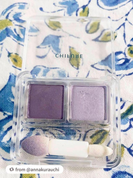 ツイン カラー アイシャドウ/ちふれ/アイシャドウパレットを使ったクチコミ(1枚目)