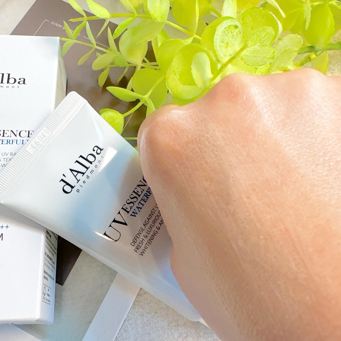 ダルバ ウォータフル エッセンス サンクリーム/ダルバ/日焼け止めクリームを使ったクチコミ（3枚目）