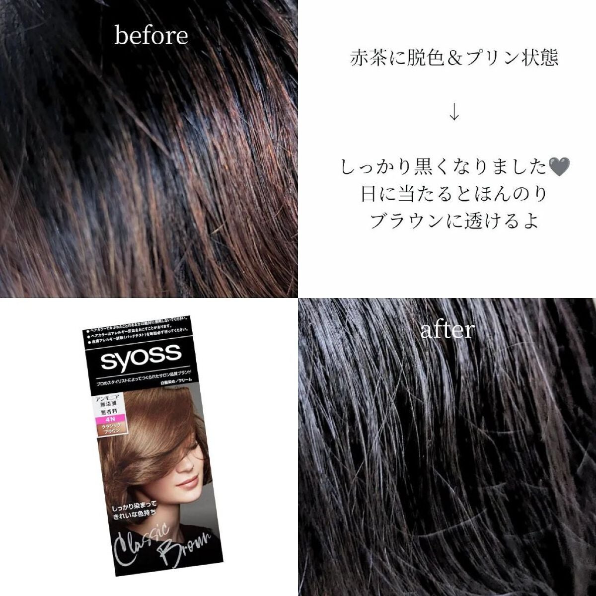 ヘアカラー クリーム/サイオス/ヘアカラーを使ったクチコミ(5枚目)