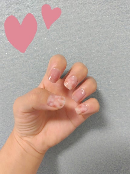 ジェルネイルシール/DAISO/ネイルシールを使ったクチコミ(1枚目)