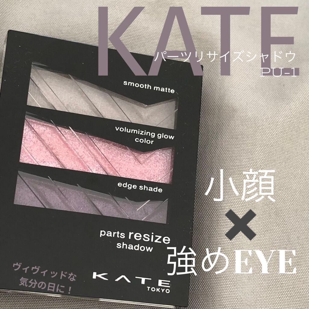 パーツリサイズシャドウ/KATE/アイシャドウパレットを使ったクチコミ(1枚目)