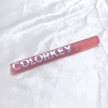 COLORKEY ベルベットマットティントのクチコミ「‎𓊆 ふんわり粘膜色 ばぶみピンク 𓊇





こんばんは 𓂅

𝔲𝔯𝔲です ‪𓂃 𓈒𓏸 
.....」（3枚目）