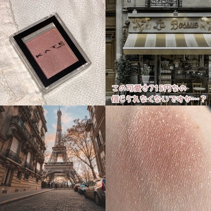 ケイト ザ アイカラー 061 ダスティピンク/KATE/単色アイシャドウを使ったクチコミ(3枚目)