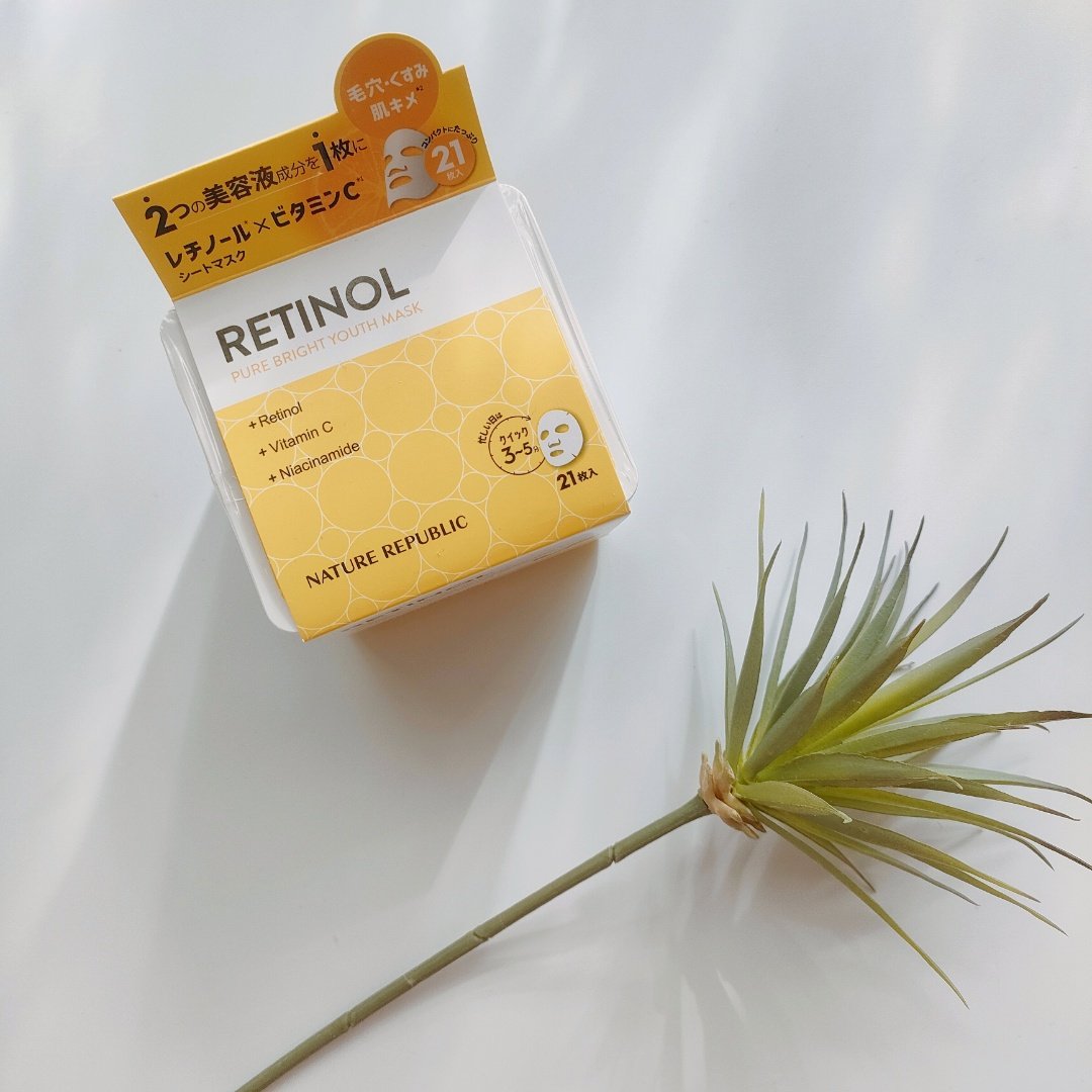 キューブマスク レチノール/ネイチャーリパブリック/シートマスク・パックを使ったクチコミ（1枚目）