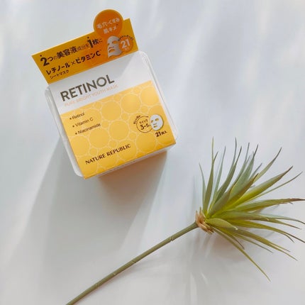 キューブマスク レチノール/ネイチャーリパブリック/シートマスク・パックを使ったクチコミ(1枚目)