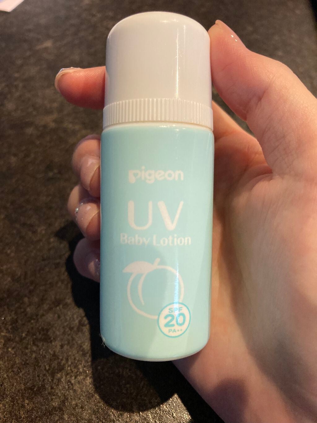 UVベビーロールオン ももの葉/ピジョン/日焼け止め・UVケアを使ったクチコミ(1枚目)