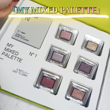 MY MIXED PALETTE 6色カスタムパレット 03 FLICKER/MN/アイシャドウパレットを使ったクチコミ（1枚目）