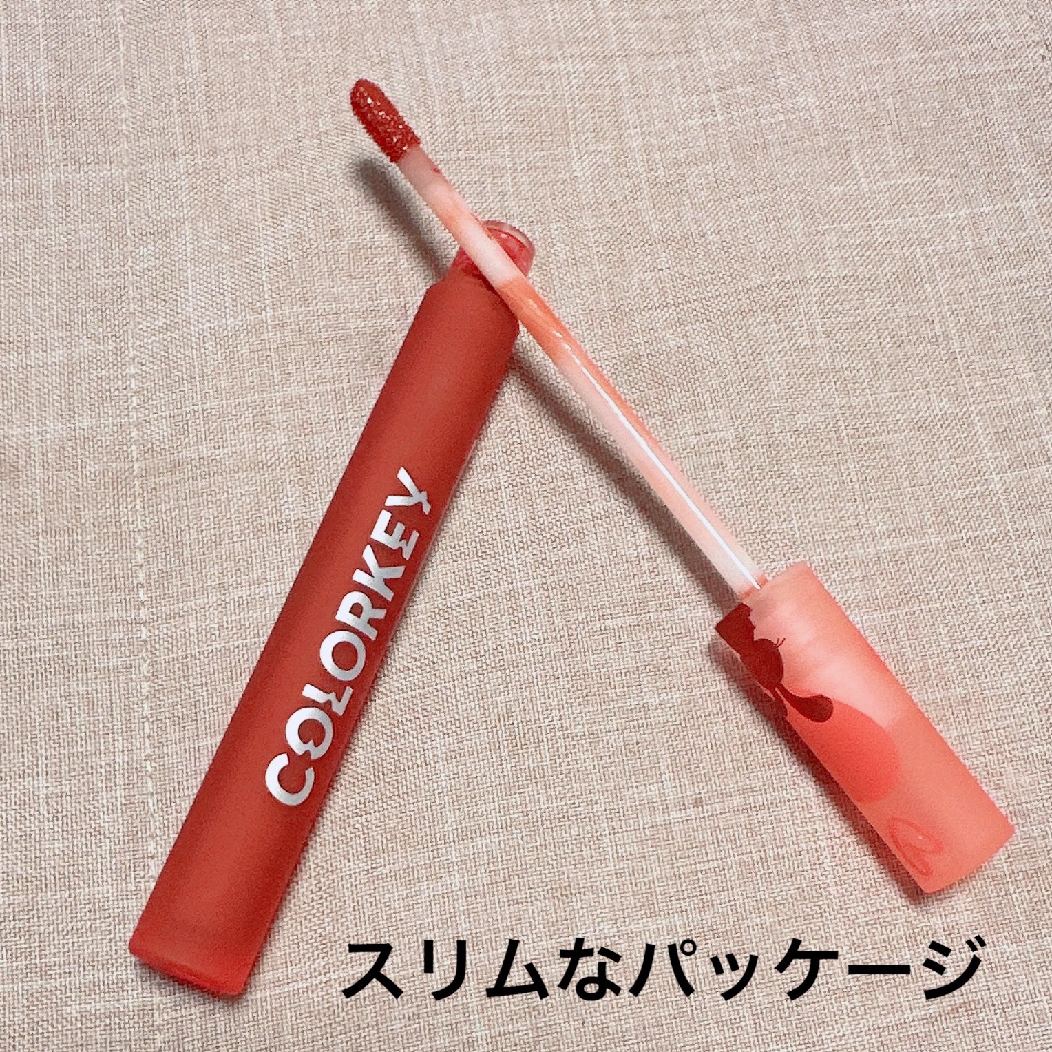 エアリーリップミラー うさぎVer./COLORKEY/口紅・グロス・リップライナー・リップケアを使ったクチコミ（2枚目）