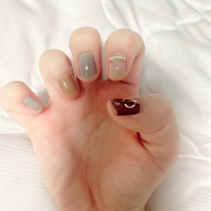 ジェルネイルシール/キャンドゥ/ネイルシールを使ったクチコミ(2枚目)