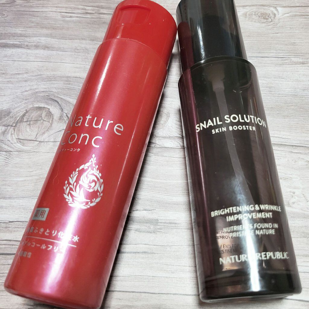 （旧）スネイルソリューションスキンブースター/ネイチャーリパブリック/ブースター・導入液を使ったクチコミ（1枚目）