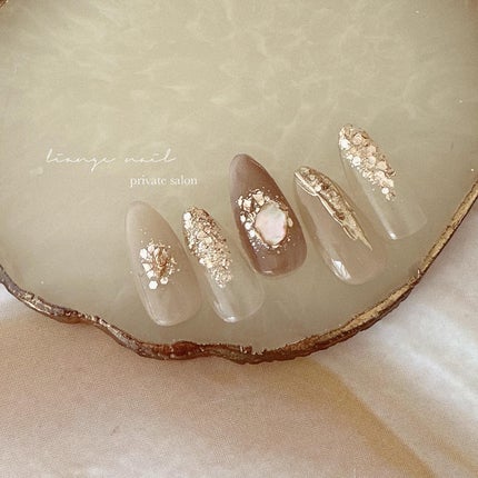 Yuki on LIPS 「brown🌿Liangenail千葉県柏市高南台アリオ柏車で1..」(1枚目)