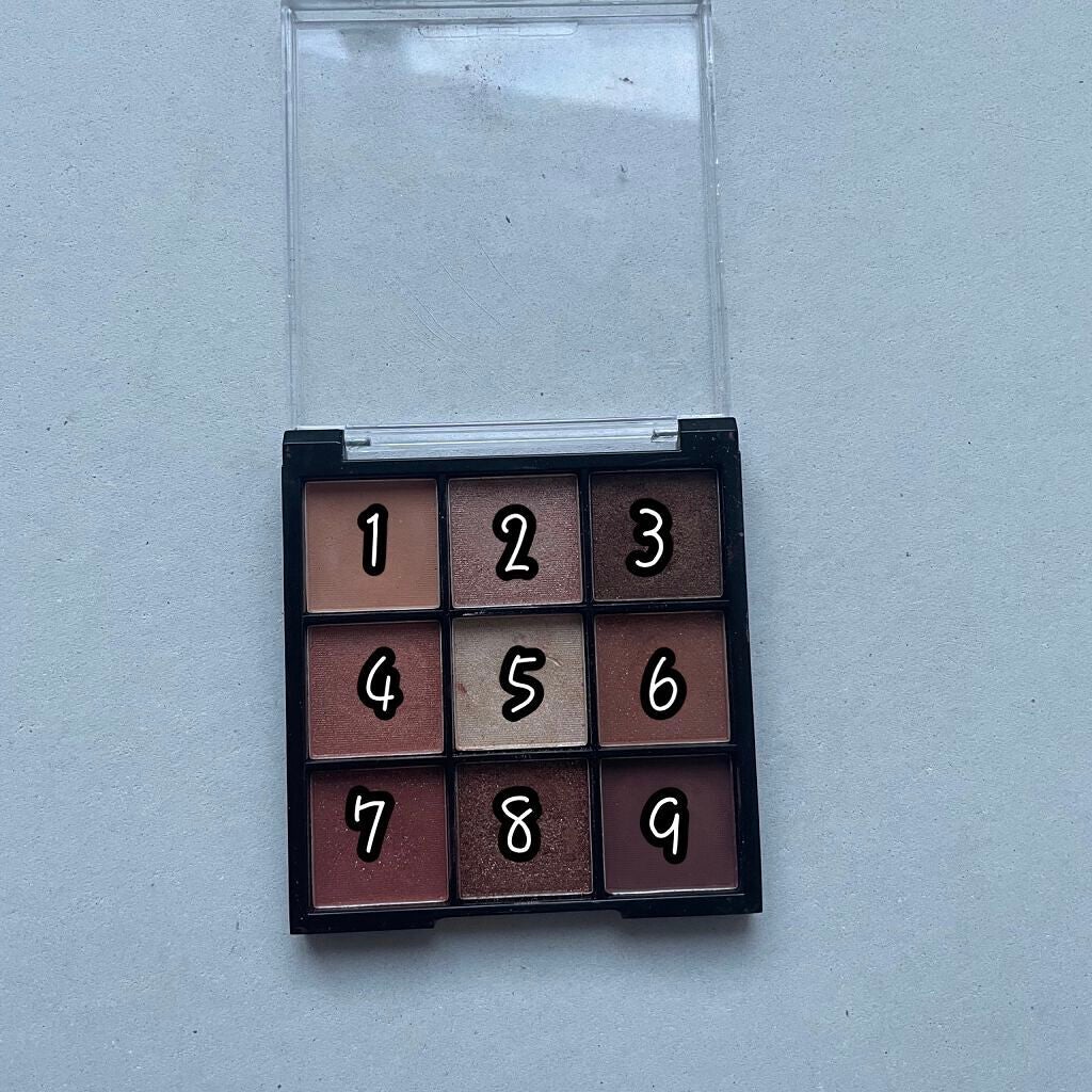 UR GLAM BLOOMING EYE COLOR PALETTE/U R GLAM/アイシャドウパレットを使ったクチコミ(3枚目)