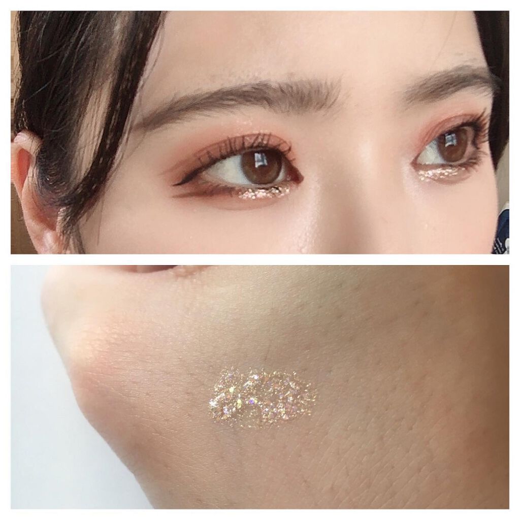 リキッド グリッター シャドウ/rom&nd/グリッターを使ったクチコミ(1枚目)