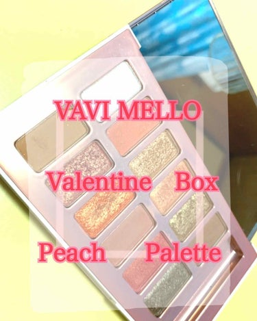 バレンタインボックス2 ピーチパレット/VAVI MELLO/パウダーアイシャドウを使ったクチコミ（1枚目）