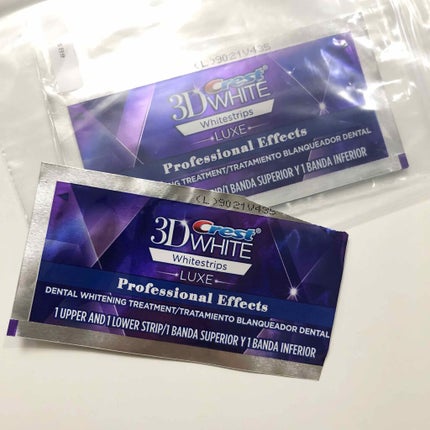 クレスト3Dホワイトニング ホワイトストリップ プロフェッショナル エフェクツ/クレスト/その他オーラルケアを使ったクチコミ(1枚目)