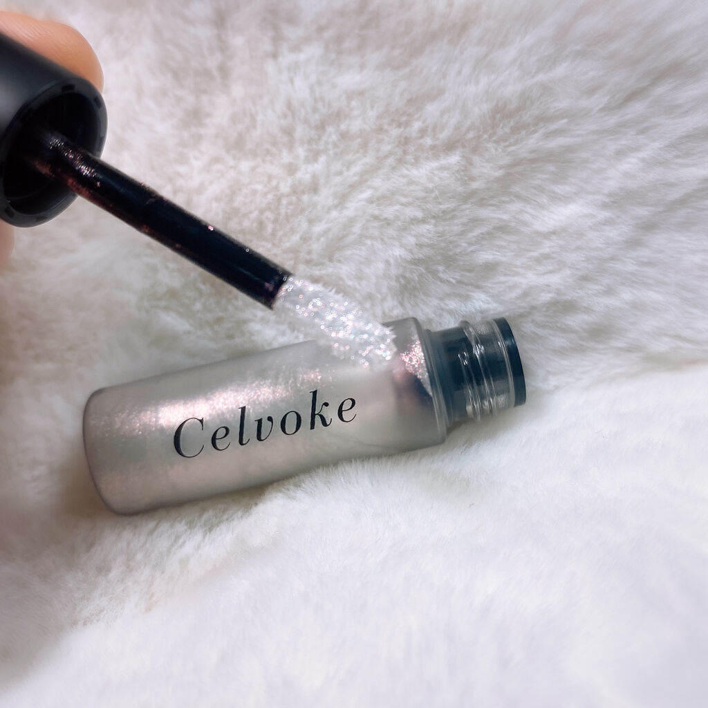 インフィニトリ― グリマーリキッド 01 クリアクリスタル/Celvoke/リキッドアイシャドウを使ったクチコミ（2枚目）