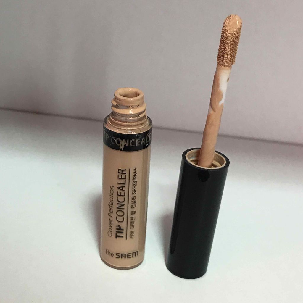 カバーパーフェクション チップコンシーラー/the SAEM/リキッドコンシーラーを使ったクチコミ（1枚目）