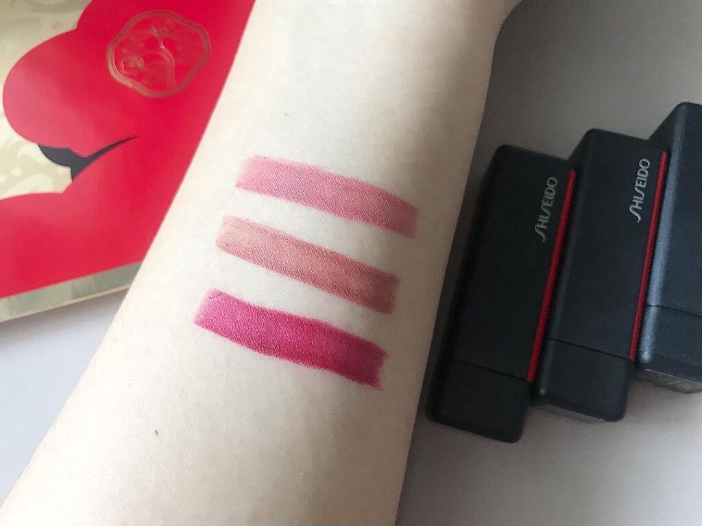 モダンマット パウダーリップスティック ミニセット リミテッド エディション/SHISEIDO/口紅を使ったクチコミ(4枚目)