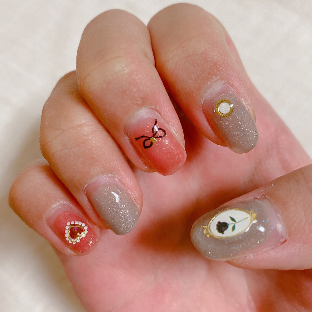 ジェルネイル（ライト対応）/セリア/ジェルネイルを使ったクチコミ（3枚目）