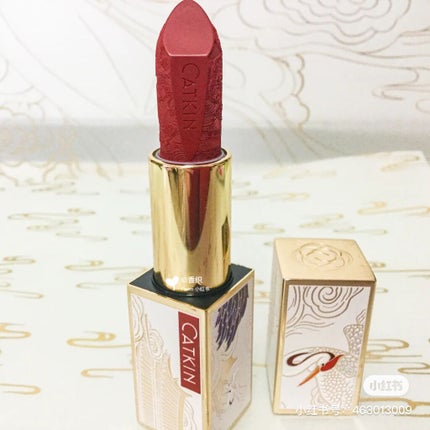 Dreamworld Carving Lipstick/CATKIN/口紅を使ったクチコミ(3枚目)