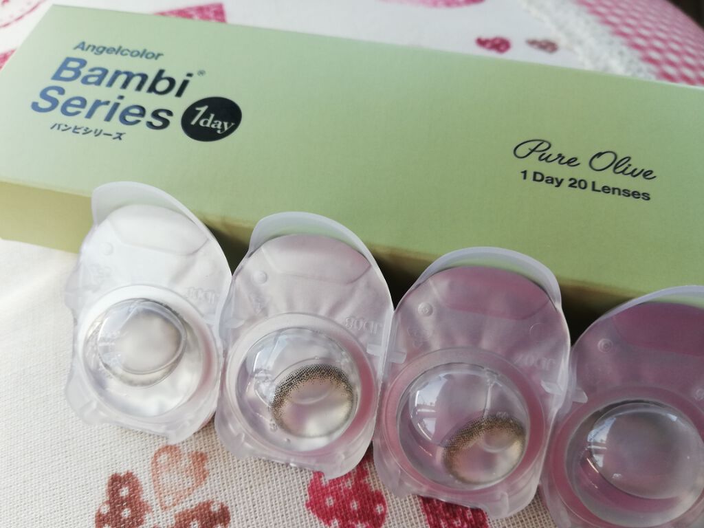 バンビシリーズ ワンデー ナチュラル/AngelColor/ワンデー(1DAY)カラコンを使ったクチコミ(1枚目)