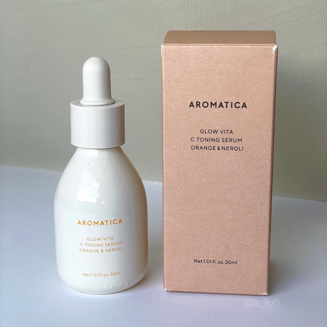 グロービタCトーニングセラム/AROMATICA/美容液を使ったクチコミ（2枚目）